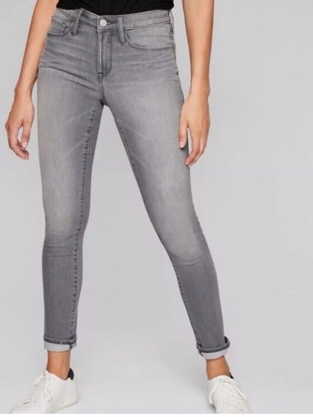 Athleta Gray Sculptek Skinny Jeans